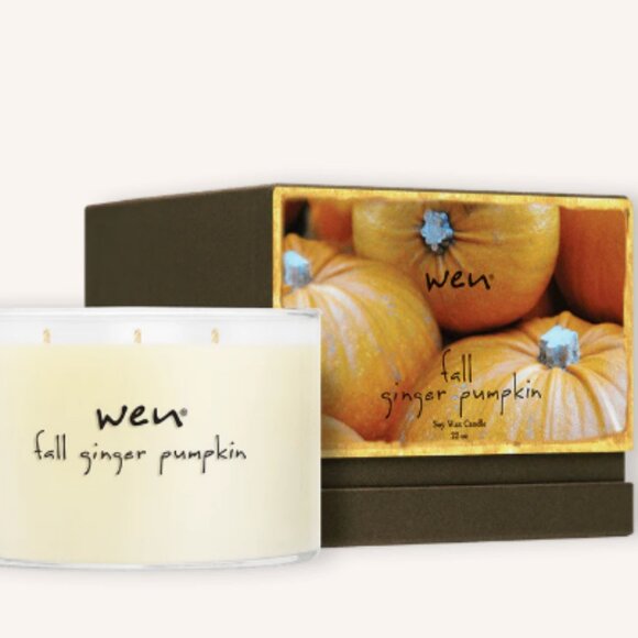 Fall Ginger Pumpkin Deluxe 3-Wick Candle - Picture 1 of 1